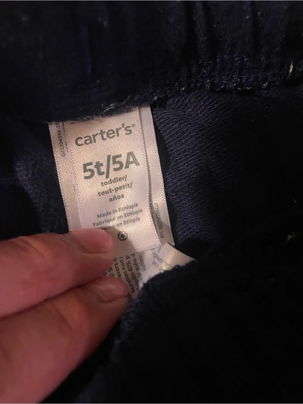 Carter's Kids Jogger Pants - Olive Green, Light Gray, Steel Blue, Navy